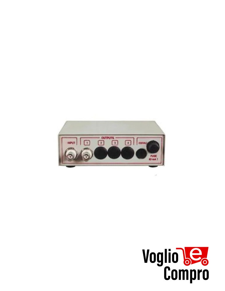Amplificatore video equalizzato 1 in 1 out 230 Vac M101