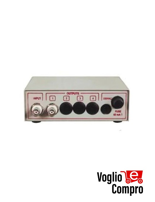 Amplificatore video equalizzato 1 in 1 out 230 Vac M101