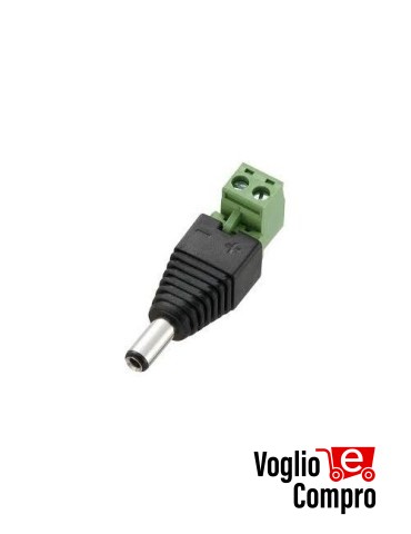 Adattatore plug 12V per telecamere con morsetto POWER-M