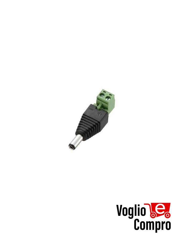 Adattatore plug 12V per telecamere con morsetto POWER-M