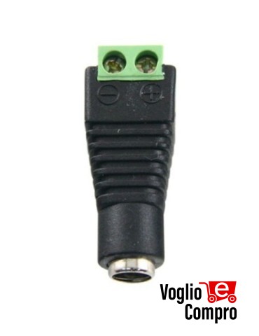 Adattatore plug 12V per alimentatori con morsetto POWER-F