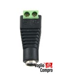 Adattatore plug 12V per alimentatori con morsetto POWER-F