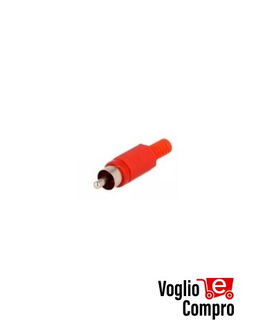 Connettore a saldare RCA Maschio RCA M