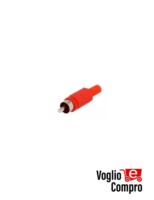 Connettore a saldare RCA Maschio RCA M