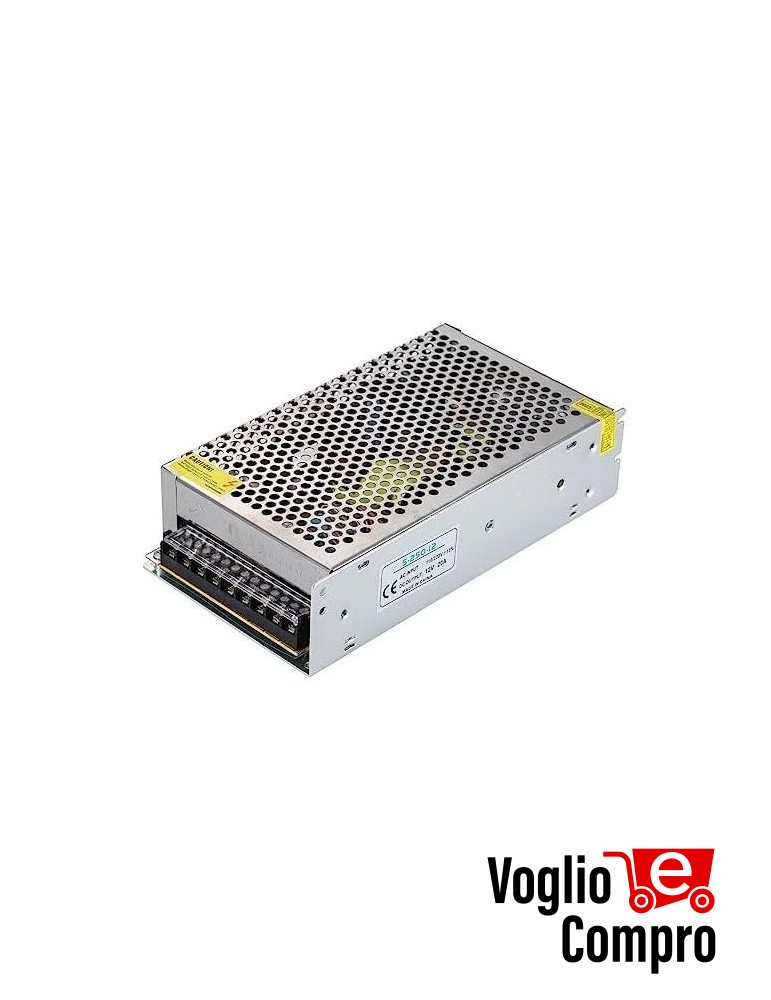 Alimentatore stabilizzato 220Vac 13,8Vdc 11,2 A   AL13,8-11,2 A