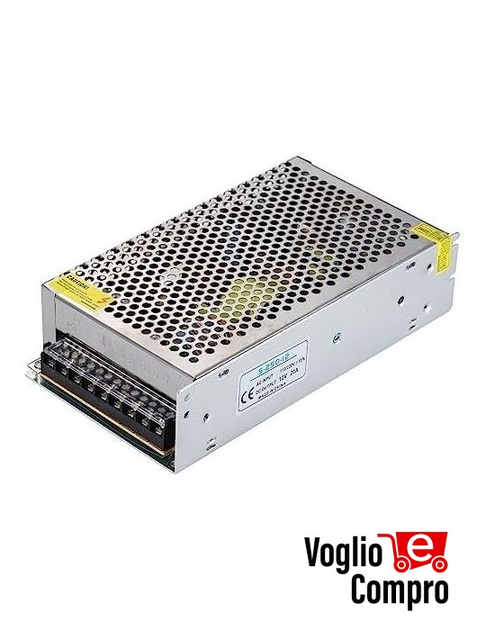 Alimentatore stabilizzato 220Vac 13,8Vdc 11,2 A   AL13,8-11,2 A