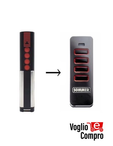 RADIOCOMANDO TELECOMANDO SOMMER 4020 TX 03-868-4 ROLLING CODE TX 4