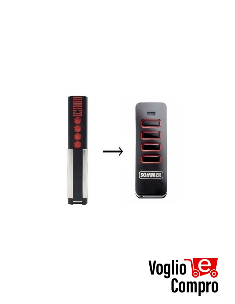 RADIOCOMANDO TELECOMANDO SOMMER 4020 TX 03-868-4 ROLLING CODE TX 4