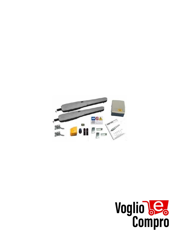 KIT KING EVO 24V CON B2 24V-CRX RIB AUTOMAZIONE PER CANCELLO A BATTENTE ANTA FINO A 4 m MAX 400 KG