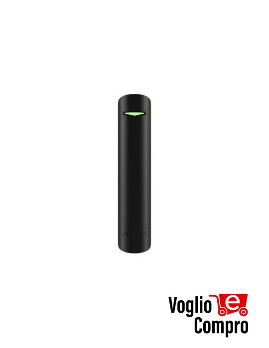 AJAX GlassProtect S NERO Rilevatore di rottura vetro con microfono Edizione Superior 67737