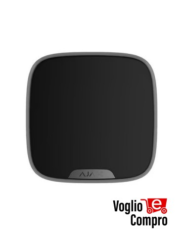 AJAX StreetSiren S DoubleDeck Jeweller NERO  con pannello sostituibile 70227