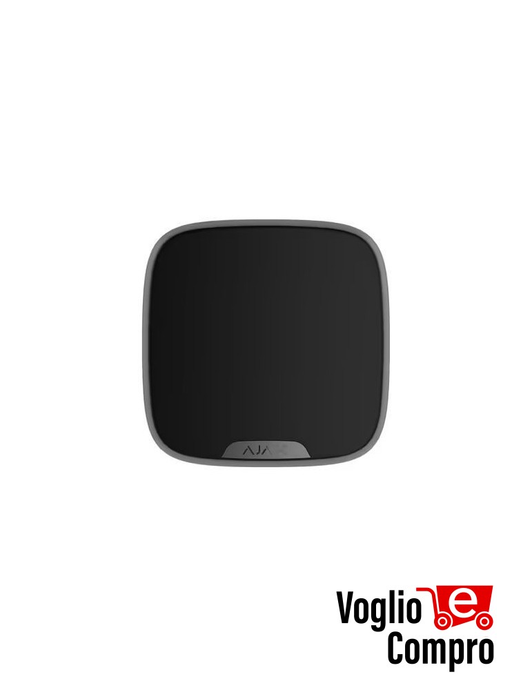 AJAX StreetSiren S DoubleDeck Jeweller NERO  con pannello sostituibile 70227