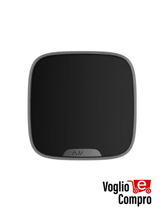 AJAX StreetSiren S DoubleDeck Jeweller NERO  con pannello sostituibile 70227