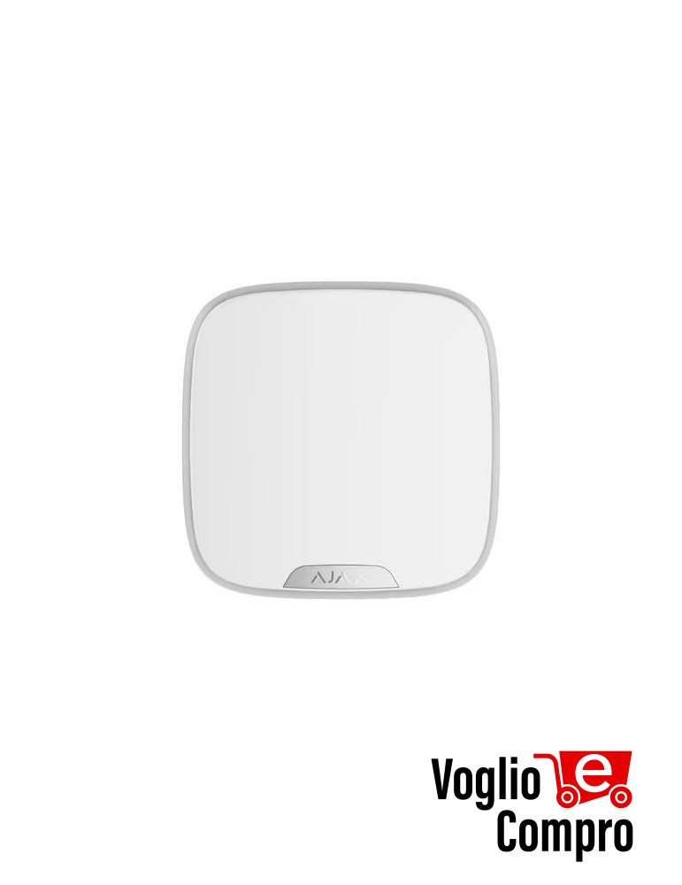 AJAX StreetSiren S DoubleDeck Jeweller BIANCO con pannello sostituibile 70226