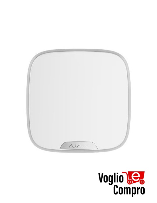 AJAX StreetSiren S DoubleDeck Jeweller BIANCO con pannello sostituibile 70226