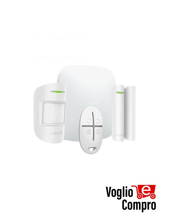 AJAX StarterKit 4G BIANCO (Hub 2 4G+ MotionPtotect + DoorProtect + SpaceControl) 51174
