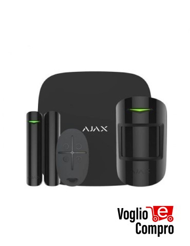 AJAX StarterKit 4G NERO (Hub 2 4G+ MotionPtotect + DoorProtect + SpaceControl) 51173