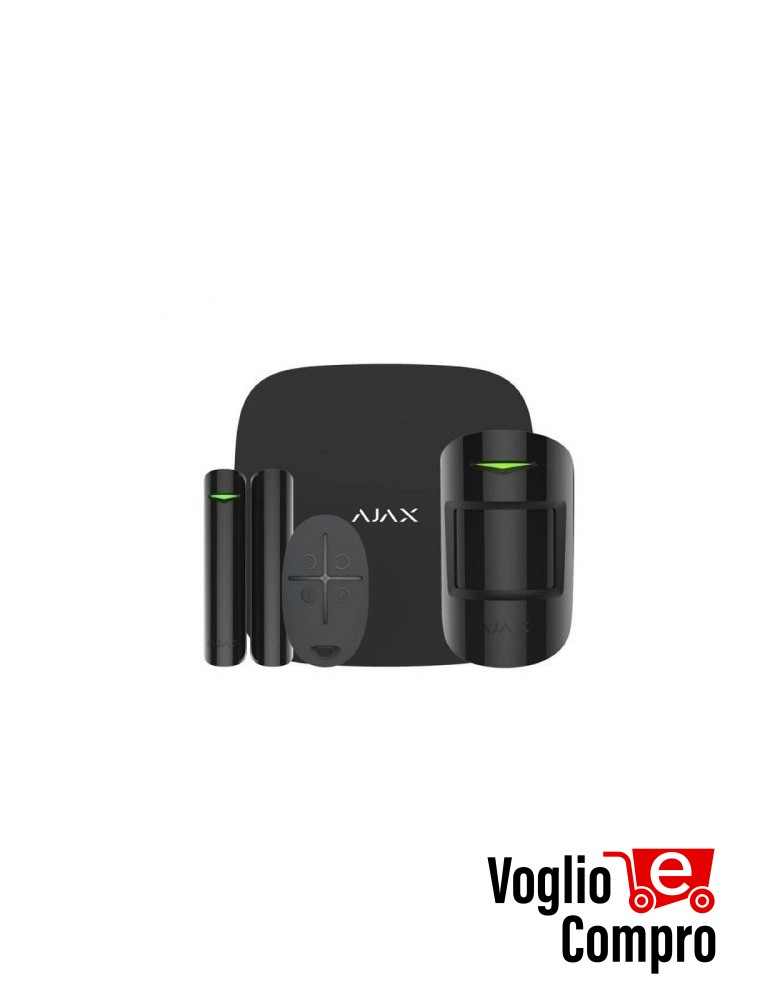 AJAX StarterKit 4G NERO (Hub 2 4G+ MotionPtotect + DoorProtect + SpaceControl) 51173