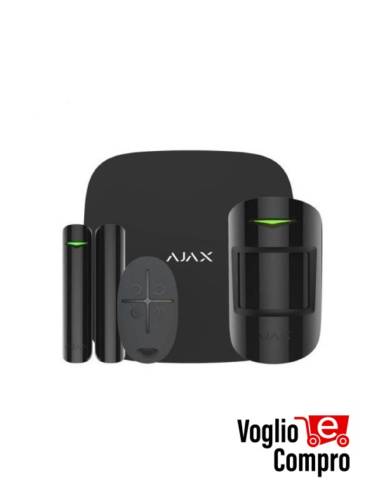 AJAX StarterKit 4G NERO (Hub 2 4G+ MotionPtotect + DoorProtect + SpaceControl) 51173
