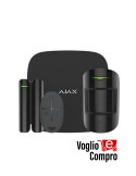 AJAX StarterKit 4G NERO (Hub 2 4G+ MotionPtotect + DoorProtect + SpaceControl) 51173