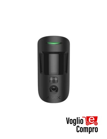 AJAX MotionCam Jeweller NERO Rilevatore di movimento IR wireless 39289