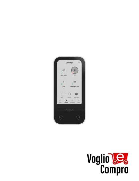 AJAX KeyPad TouchScreen Jeweller BIANCO 58455