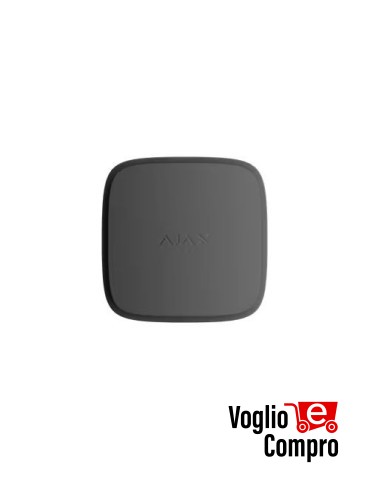 AJAX FireProtect 2 AC (Heat/Smoke/CO) Jeweller Rivelatore antincendio di fumo calore e CO NERO 60835