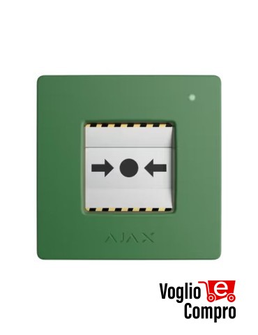 AJAX ManualCallPoint Jeweller Pulsante wireless VERDE 87639