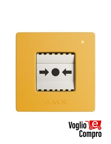 AJAX ManualCallPoint Jeweller Pulsante wireless GIALLO 87651