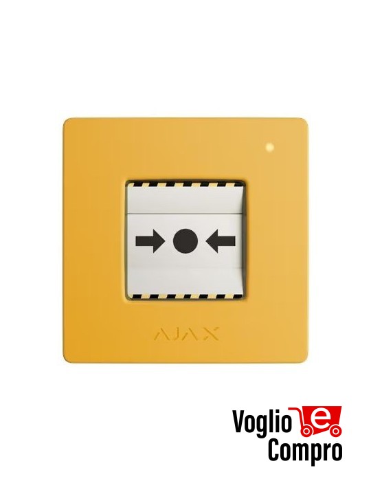 AJAX ManualCallPoint Jeweller Pulsante wireless GIALLO 87651