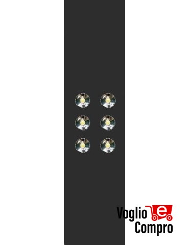 SENSORE FRUTTO DA INCASSO CORPO ILLUMINANTE BTICINO MEL6 NOW NERO 1802061