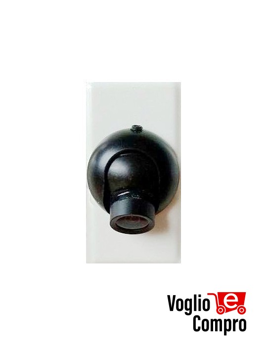SENSORE FRUTTO DA INCASSO TELECAMERA ORIENTABILE BTICINO SPY360 NOW BIANCO 2002062
