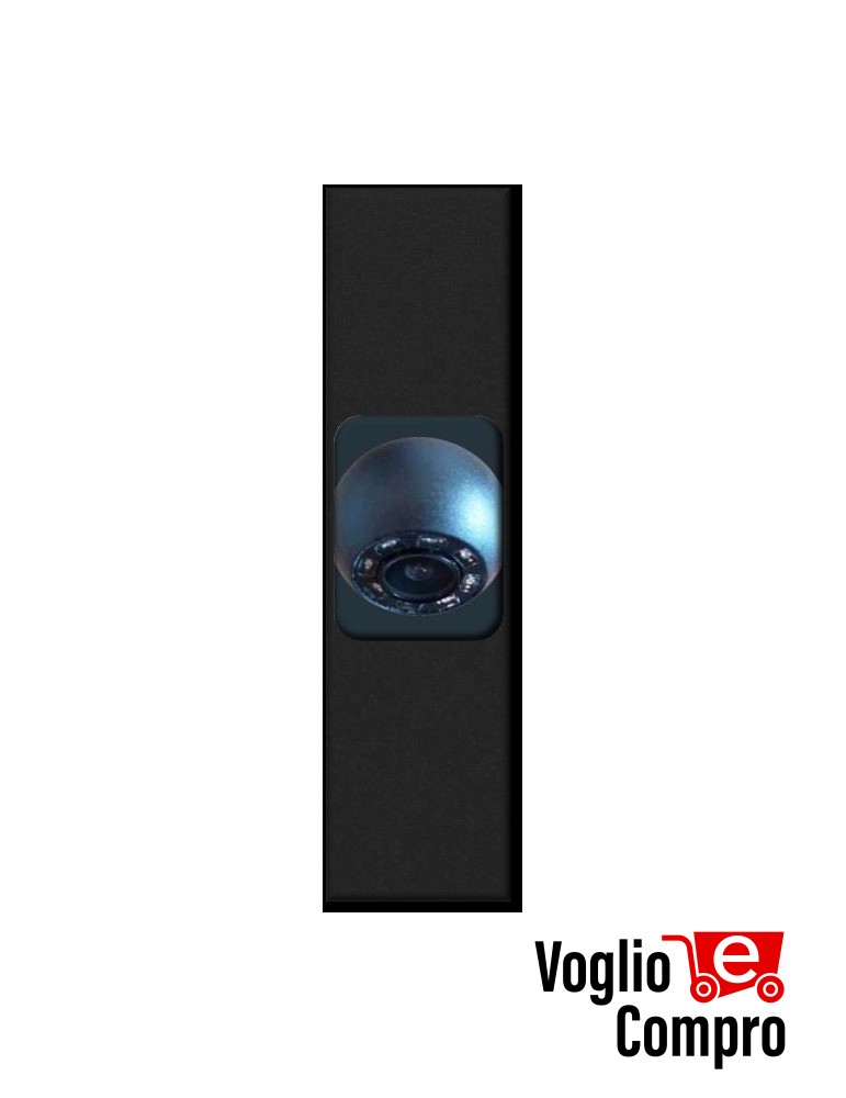 SENSORE FRUTTO DA INCASSO TELECAMERA COLORI + IR H2 BTICINO SPY H2 NOW NERO 2102061