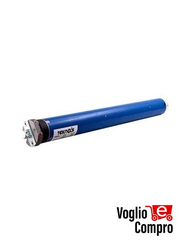 MOTORE TUBOLARE TEKNOS T55M80 FINECORSA MECCANICO D 55mm 385W 80Nm 110KG