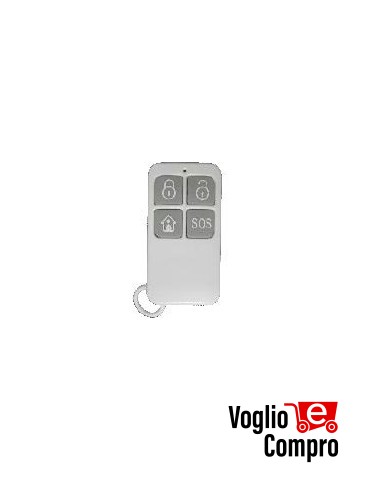 Radiocomando 4 pulsanti 868MHz bidirezionale MICROVIDEO SY-714