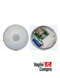 Sensore doppia tecnologia con antimasking da soffitto 360° via radio 868MHz bidirezionale SY-708