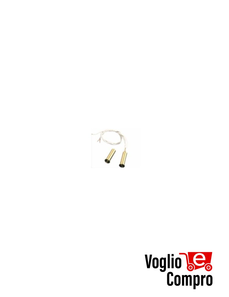 Contatto magnetico in ottone forma cilindrica installazione ad incasso a scomparsa