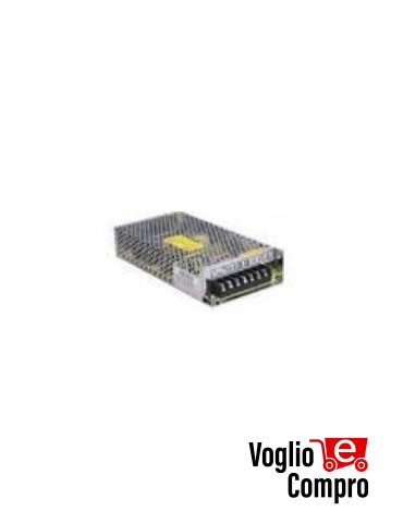 ALIMENTATORE CARICABATTERIA REGOLABILE 12V-13.8V / 11.2A per sistemi di allarme MICROVIDEO