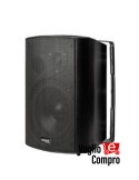 DIFFUSORE CASSA ACUSTICA DA PARETE RTS 50W 2 VIE 8 Ohm COMPLETO DI STAFFA NERA