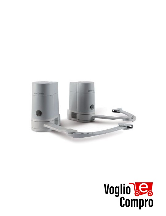 MOTORE KING MINIMODUS24SL 24V IRREVERSIBILE PER CANCELLO BATTENTE PER ANTE 2 MT 250 Kg 22S006