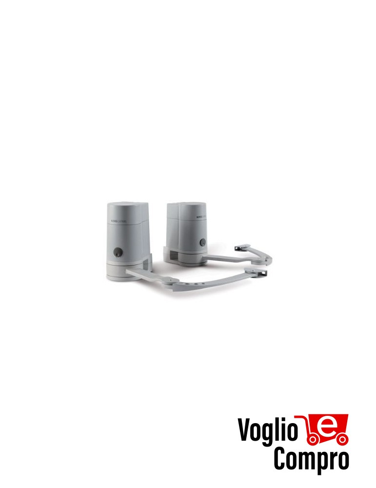 MOTORE KING MINIMODUS24MA 24V IRREVERSIBILE PER CANCELLO BATTENTE PER ANTE 2 MT 250 Kg 22S005
