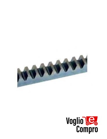 Cremagliera metallica zincata M6 30x30 L.1m ACCESSORIO MOTORE KING GATES DYNAMOS XL