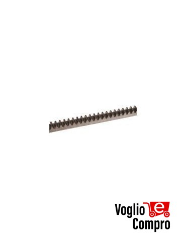 CREMAGLIERA METALLICA ZINCATA M4 1 Mt 22X22mm ACCESSORIO MOTORE DYNAMOS