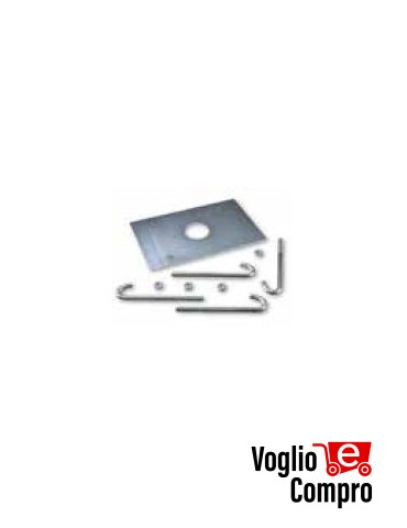 Base di ancoraggio 163687 (1 set incluso con NUUR4) accessorio KING GATES NUUR4