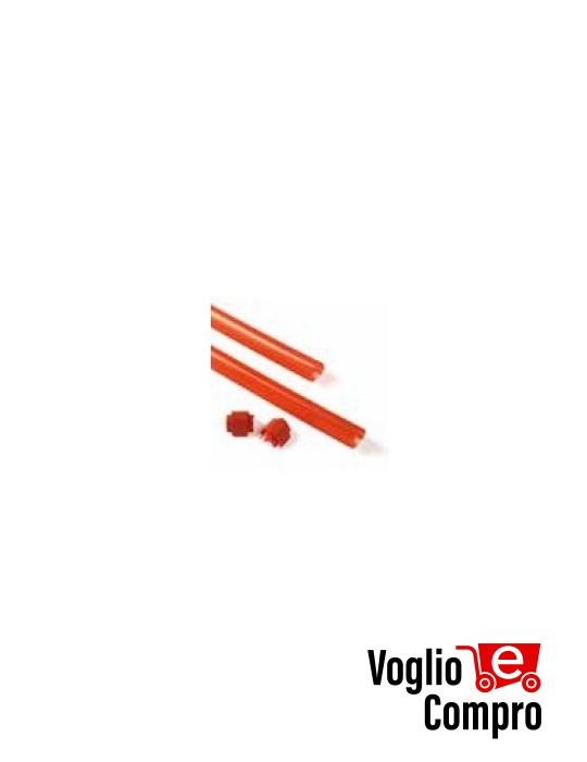 Gomma protettiva rossa (9 pz. da 1 m) ACCESSORIO NUUR 163641