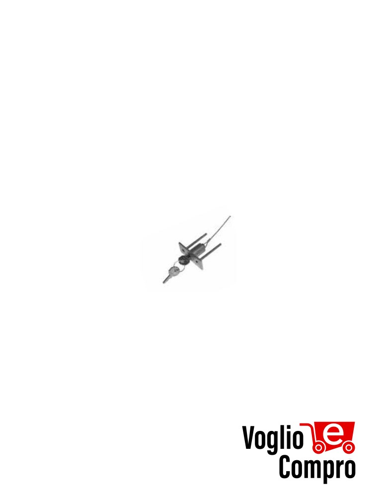 SBLO 500 Dispositivo di sblocco dall’esterno applicazione con foro su porta accessorio per KING GATES ROLLS 162541