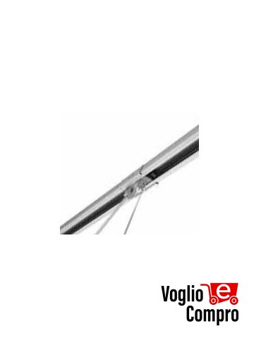 GRO14R01 GUIDA CINGHIA PREMONTATA SEGMENTO UNICO 4 Mt PER MOTORE ELEVO KING GATES