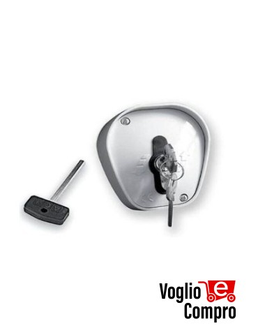 SBLO 800 Selettore a chiave in alluminio da parete con sblocco elettrofreno ACCESSORIO RING