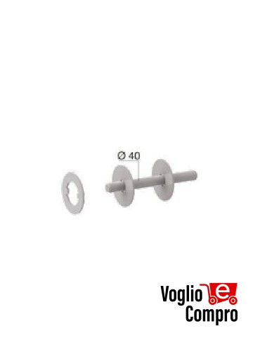 KIT ALBERO / FLANGIA MISURE INGLESI Ø 5 INCH ACCESSORIO PER KING GATES RING XL