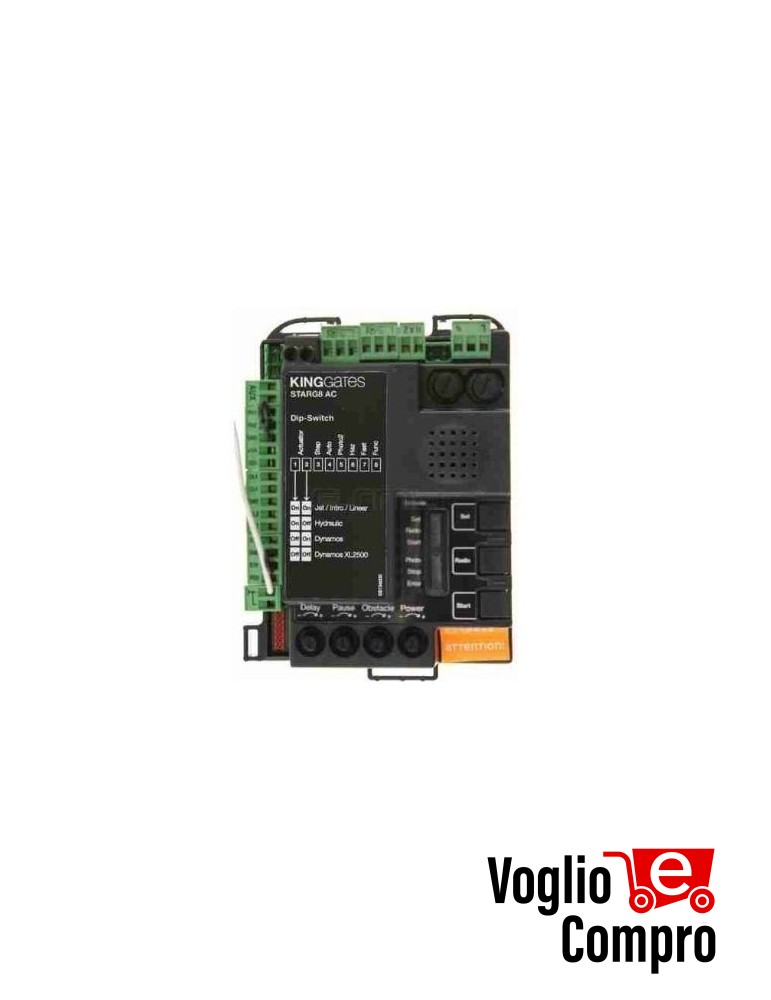STARG8AC CENTRALE DI COMANDO PER MOTORI 230Vac JET COUPER LINEAR INTRO  (senza trasformatore e box esterno)